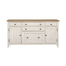 Farmhouse Reimagined Door Credenza in Antique White image