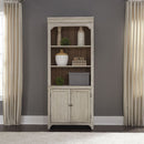 Liberty Farmhouse Reimagined Bookcase in Antique White