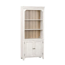 Farmhouse Reimagined Bookcase in Antique White image