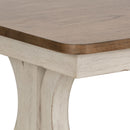 Farmhouse Reimagined Rectangular Cocktail Table in Antique White
