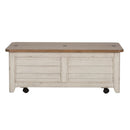 Farmhouse Reimagined Storage Trunk in Antique White