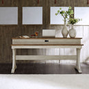 Farmhouse Reimagined Console Bar Table in Antique White image