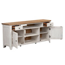 Liberty Farmhouse Reimagine Entertainment TV Stand in Antique White