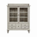 Whitney Display Cabinet in Weathered Gray