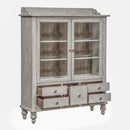 Whitney Display Cabinet in Weathered Gray