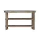 Affinity Sofa Table in Dusty Taupe with Concrete Top