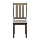Liberty Furniture Tanners Creek Slat Back Side Chair (RTA) in Greystone (Set of 2)