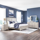 New Haven King Panel Bed, Dresser & Mirror, Night Stand image