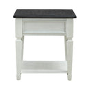 Allyson Park Drawer End Table in Wirebrushed White image