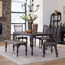 Magnolia Manor Opt 6 Piece Leg Table Set image
