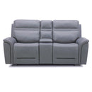 Cooper Loveseat w/Console P3 & ZG in Blue Gray image