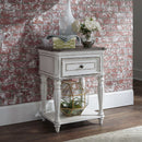 Magnolia Manor Leg Nightstand in Antique White image