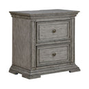 Big Valley 2 Drawer Night Stand w/ Charging Station image