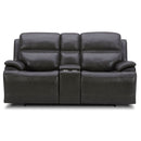Liberty Furniture Bentley Loveseat w/Console P2 & ZG in Graphite image