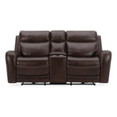 Blair Loveseat w/Console P2 & ZG in Cognac