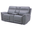 Cooper Loveseat w/Console P3 & ZG in Blue Gray image