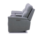 Cooper Loveseat w/Console P3 & ZG in Blue Gray