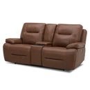 Cameron Loveseat w/Console P3 & ZG - Saddle