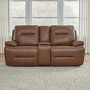 Cameron Loveseat w/Console P3 & ZG - Saddle image