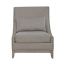 Liberty Furniture Harlequin Upholstered Accent Chair in Weathered Linen