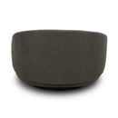 Haley Uph Swivel Cuddler Chair - Charcoal