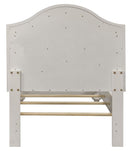 Liberty Furniture Stardust Twin Panel Bed in Iridescent White
