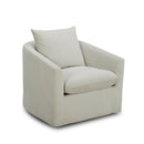Liberty Furniture Saxton Upholstered Swivel Accent Chair in Ivory