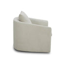 Liberty Furniture Saxton Upholstered Swivel Accent Chair in Ivory