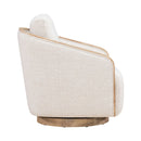 Nora Uph Swivel Accent Chair - Light Brown