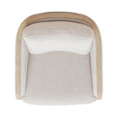 Nora Uph Swivel Accent Chair - Light Brown