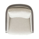 Nora Uph Swivel Accent Chair - Dark Brown image