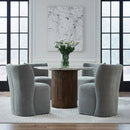 Accent Dining Accent Dining Chair w/ Casters - Sapphire