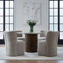 Accent Dining Accent Dining Chair w/ Casters - Truffle