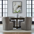 Accent Dining Accent Dining Chair w/ Casters - Truffle