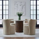Accent Dining Accent Dining Chair w/ Casters - Wicker