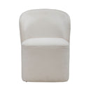 Accent Dining Accent Dining Chair w/ Casters - Ivory image