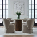 Accent Dining Accent Dining Chair w/ Casters - Truffle image