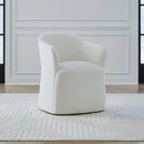 Accent Dining Accent Dining Chair w/ Casters - Ivory image