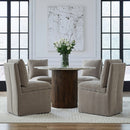 Accent Dining Accent Dining Chair w/ Casters - Truffle image