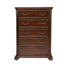 Messina Estates King Poster Bed, Dresser & Mirror, Chest, Night Stand