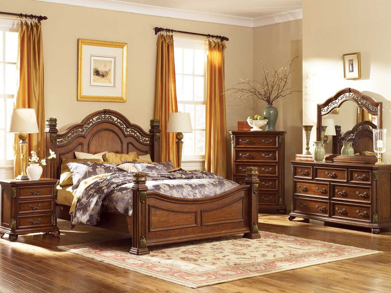 Liberty Furniture Messina Estates Queen Poster Bed image