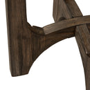Cascade Chair Side Table in Wire Brush Rustic Brown image