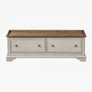 Morgan Creek Storage Hall Bench in Antique White image