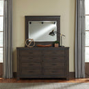 Thornwood Hills King Bookcase Bed, Dresser & Mirror, Chest