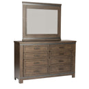 Thornwood Hills King Panel Bed, Dresser & Mirror, Chest, Night Stand