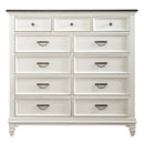 Allyson Park 11 Drawer Chesser in Wirebrushed White image
