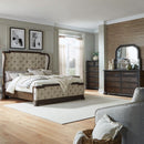 Provence Park Queen Shelter Bed, Dresser & Mirror, Chest image