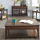 Lake House Square Lamp Table image