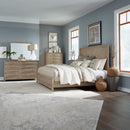 Brentwood King California Panel Bed, Dresser & Mirror, Chest image