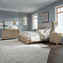 Brentwood Queen Uph Bed, Dresser & Mirror, Night Stand image